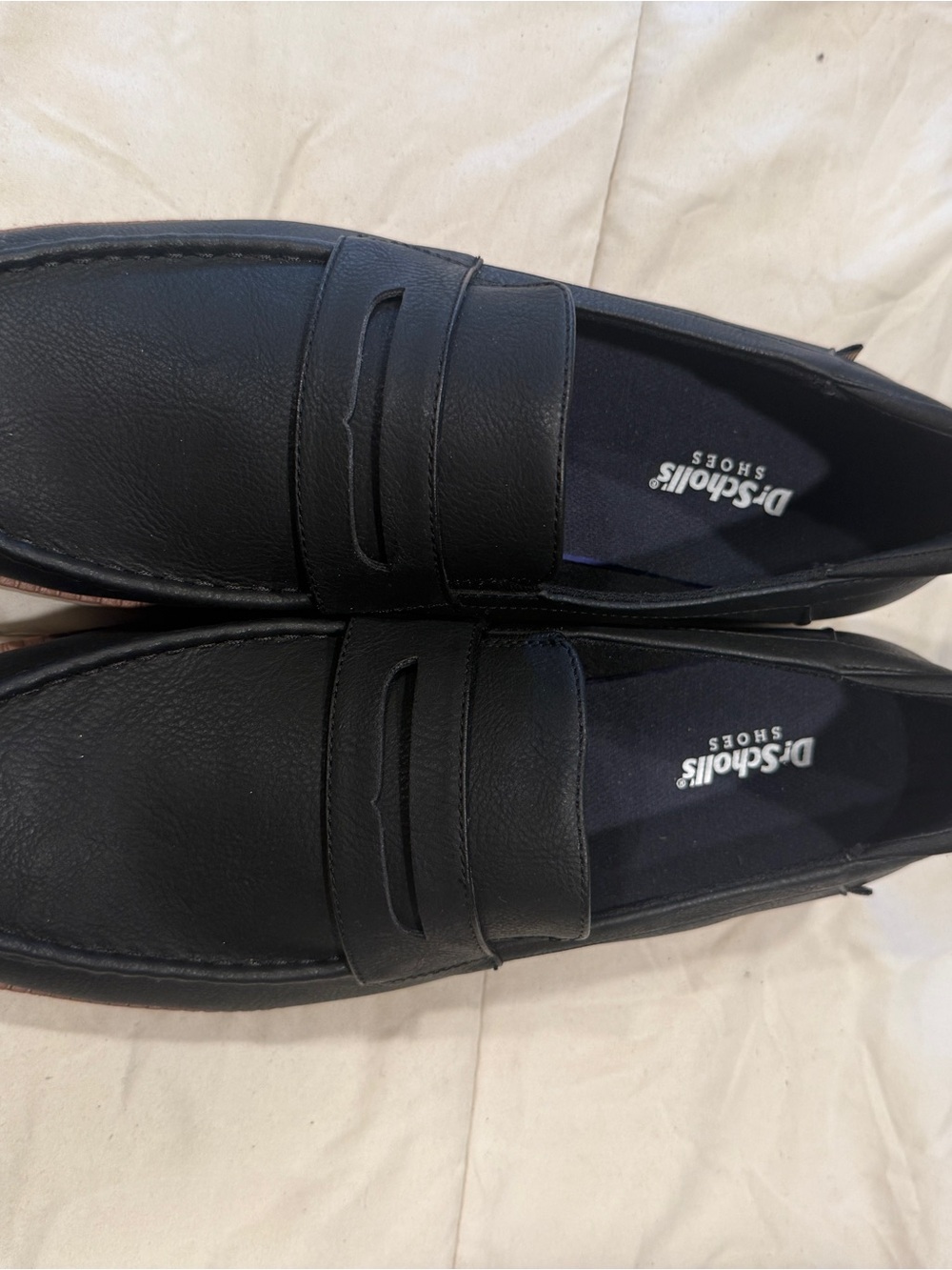 Dr. Scholl's Black Slip-On Penny Loafers for Men - Picture 4 of 5